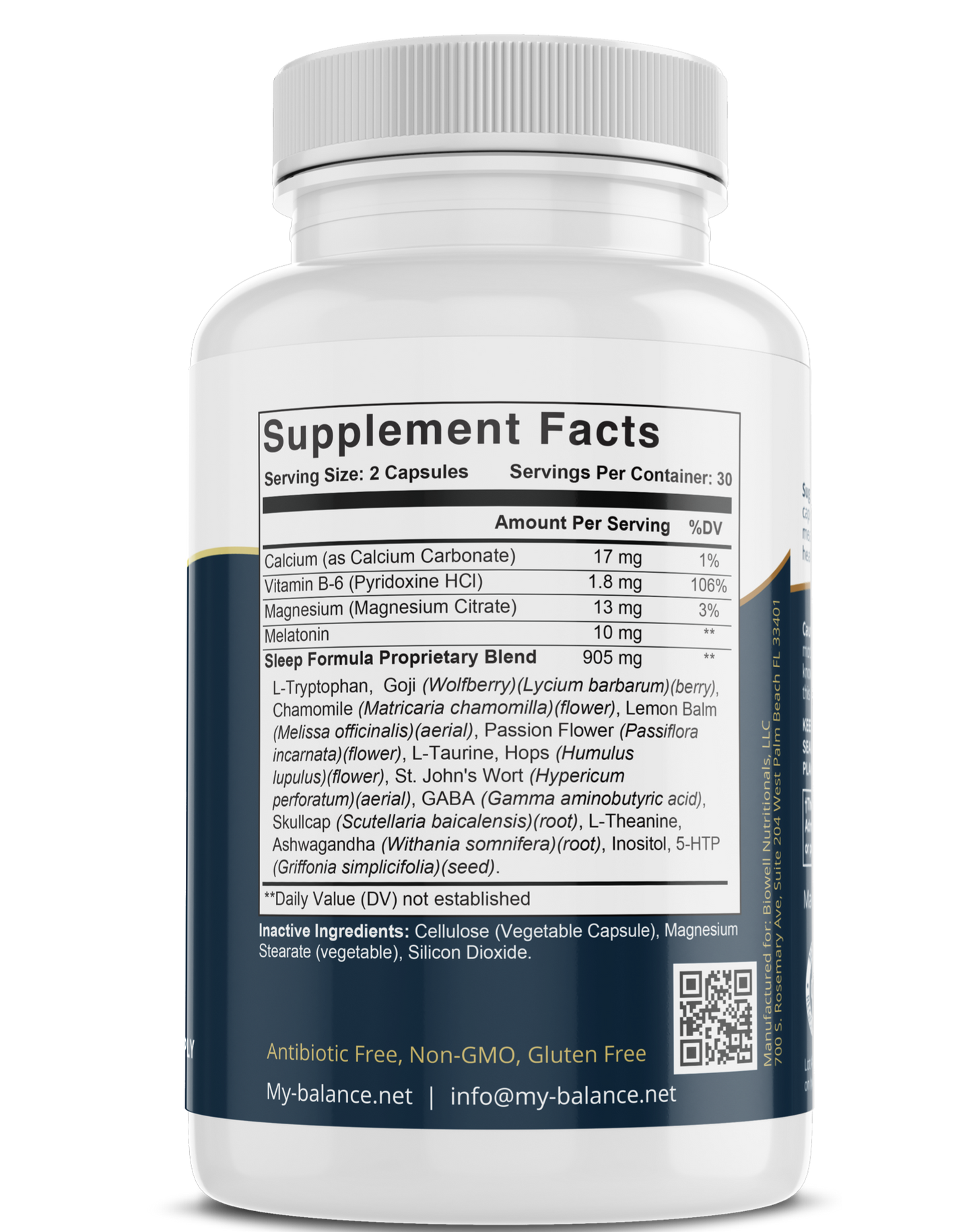 Sleep Aid, Relax the mind & body - Multivitamin