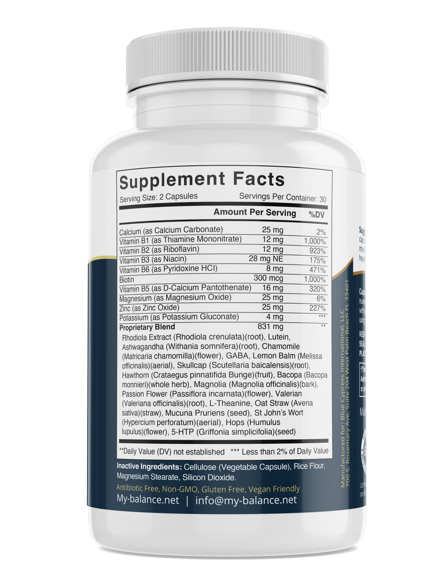 Stress Relief - With Adaptogenic Herbs - Multivitamin