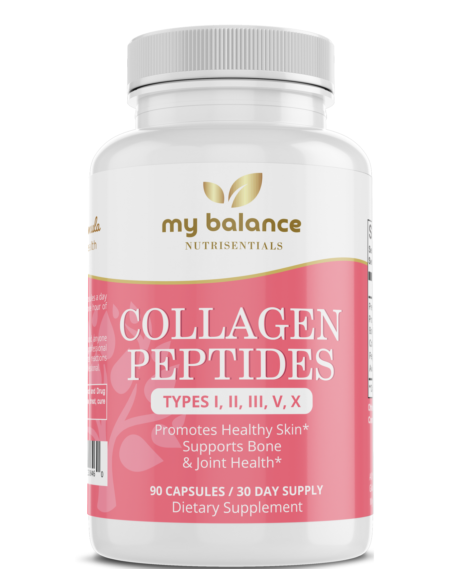 Collagen Peptides Types I, II, III, V, X - Multivitamin