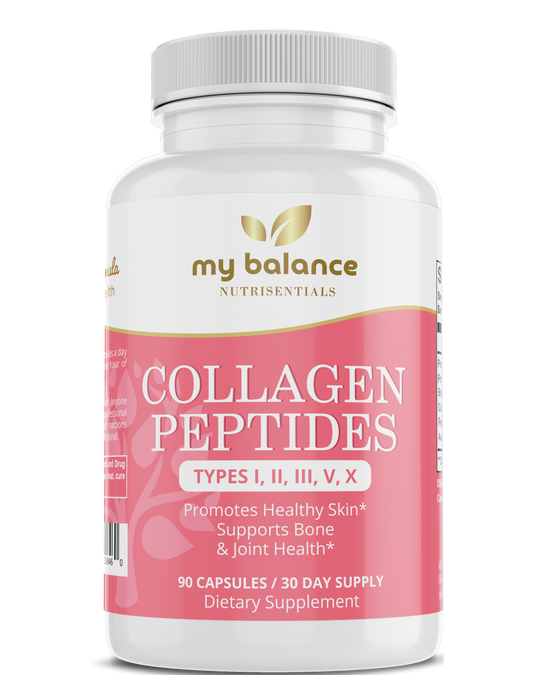 Collagen Peptides Types I, II, III, V, X - Multivitamin