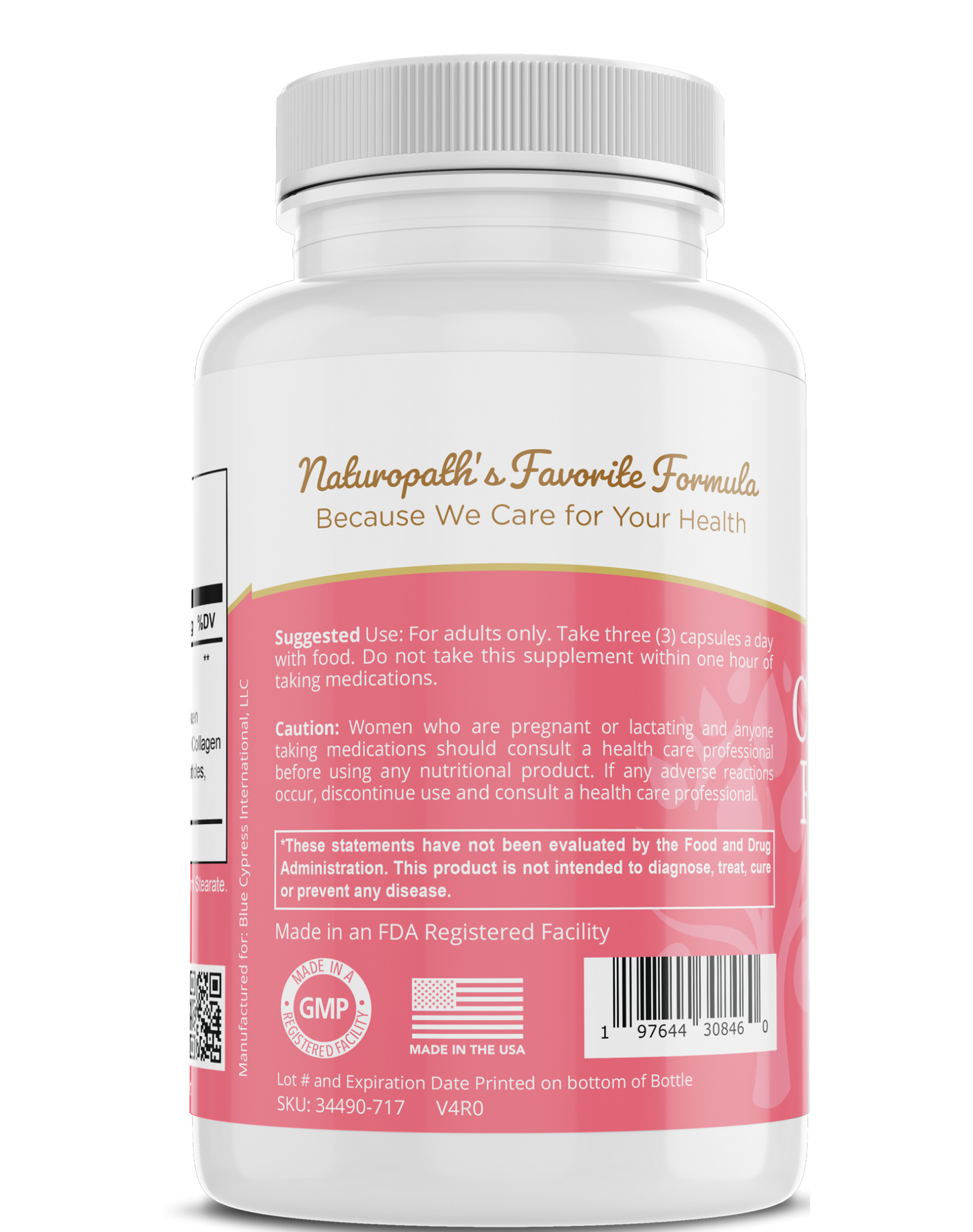 Collagen Peptides Types I, II, III, V, X - Multivitamin