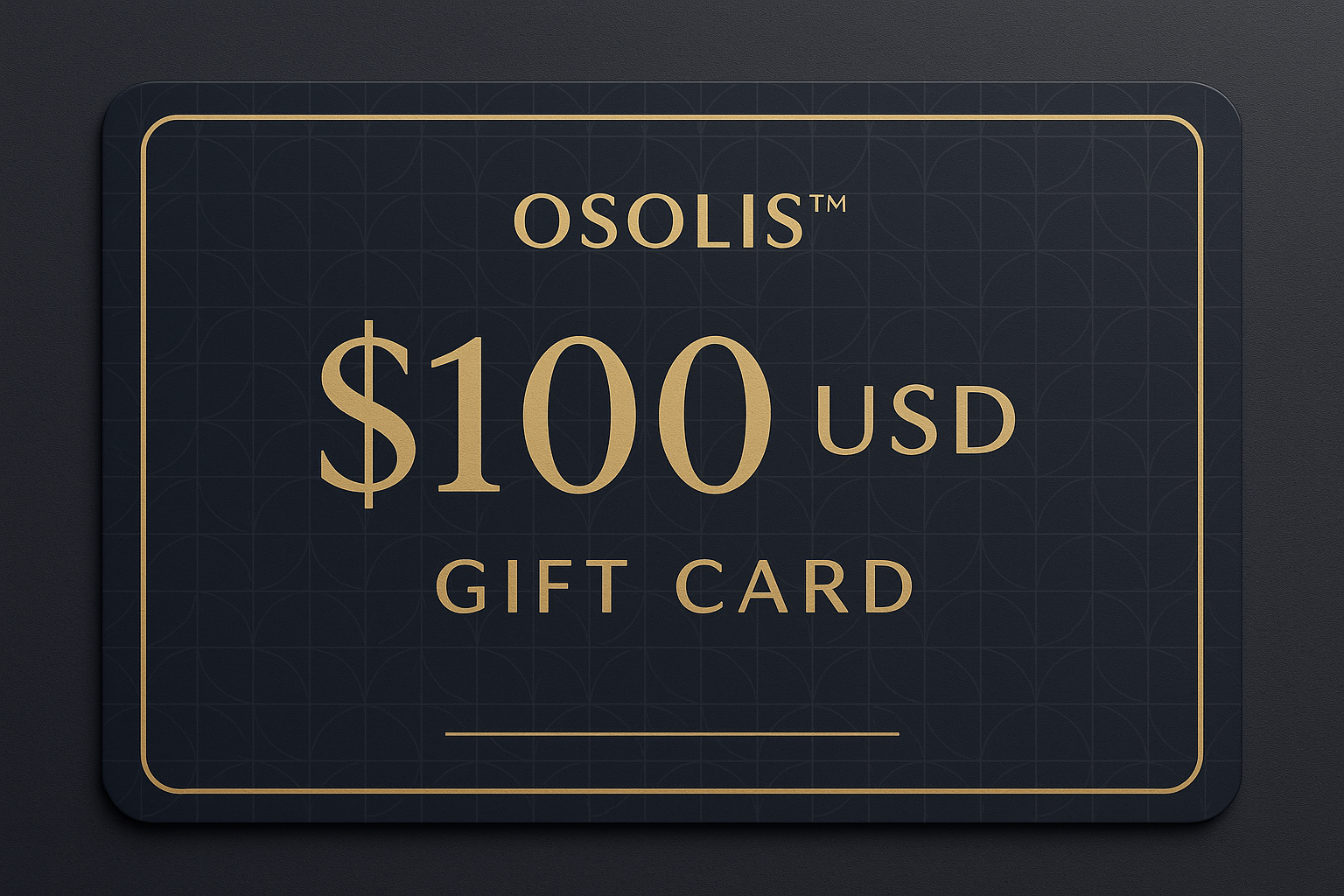 OSOLIS™ Gift Card $100 USD