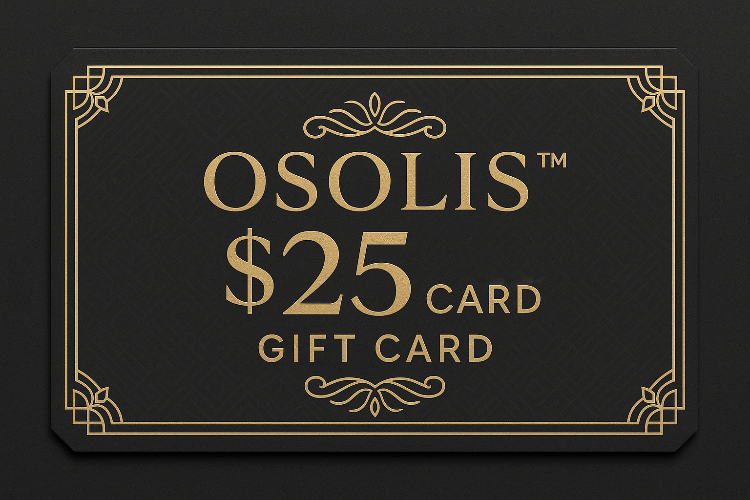OSOLIS™ Gift Card $25 USD