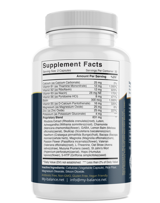 Stress Relief - With Adaptogenic Herbs - Multivitamin